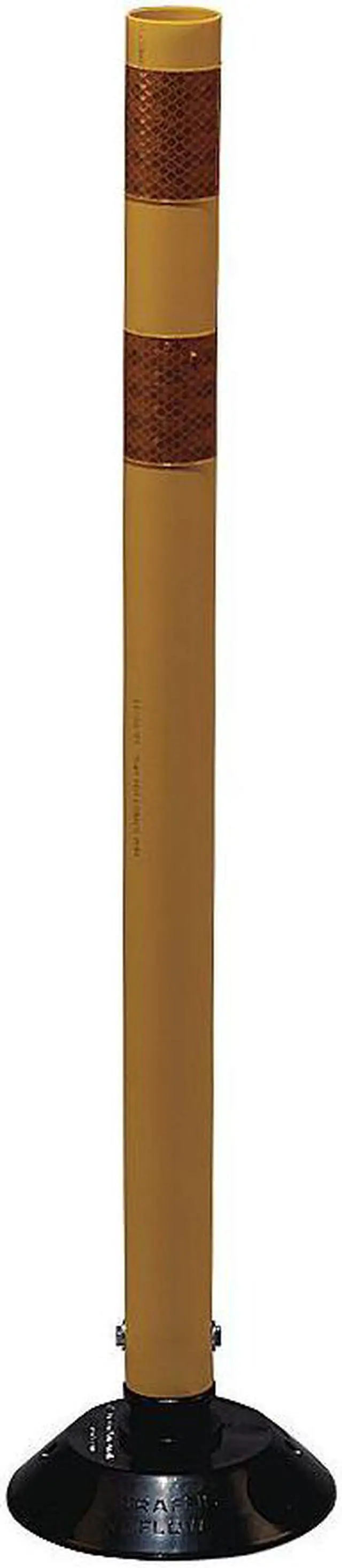Main image of ZORO SELECT 04-36-YYG Delineator Post,Yellow,HDPE,36 In