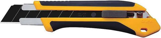 Main image of Utility Knife, Retractable, Ylw/Blk, 25mm