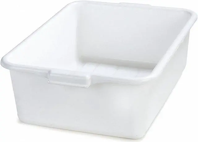 Main image of CARLISLE FOODSERVICE N4401102 Tote Box, White, Polyethylene