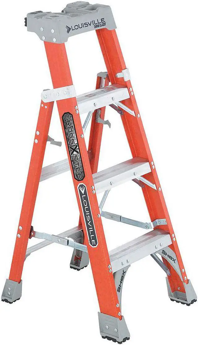 Main image of LOUISVILLE FXS1504 4 ft. Fiberglass Stepladder