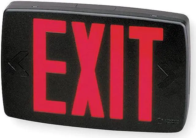 Alt view image 2 of 2 - LITHONIA LIGHTING LQM S 3 R 120/277 M6 ACUITY LITHONIA Thermoplastic LED Exit