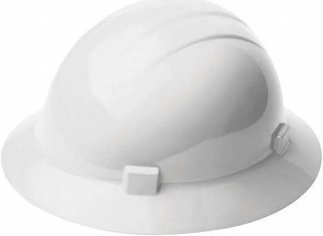 Alt view image 2 of 2 - ERB SAFETY WEL19221WH Hard Hat, Americana, Polyethylene, 4 Point Ratchet, Type