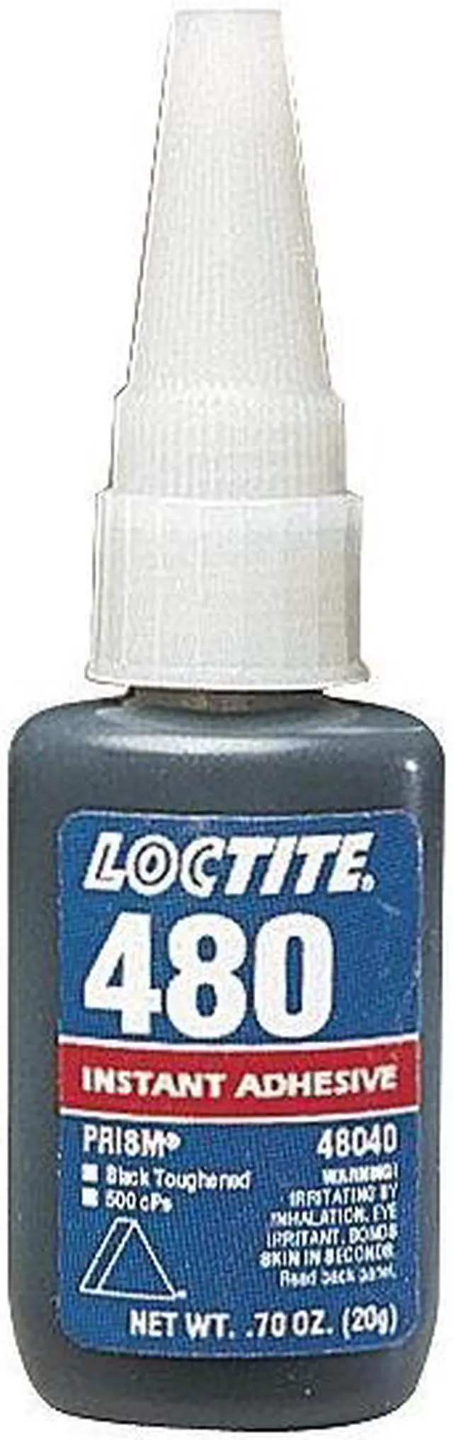 Alt view image 4 of 7 - LOCTITE 135466 Instant Adhesive, 480 Series, Black, 0.7 oz, Bottle