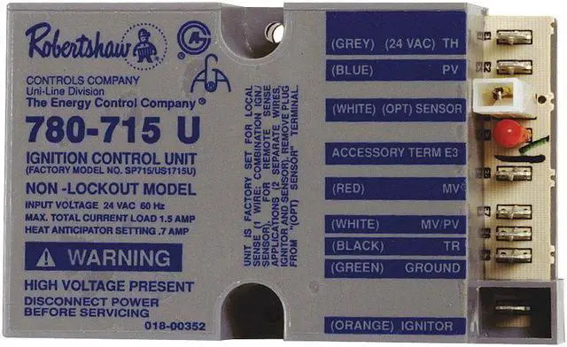 Alt view image 2 of 4 - Robertshaw 780-715 Ignition Module