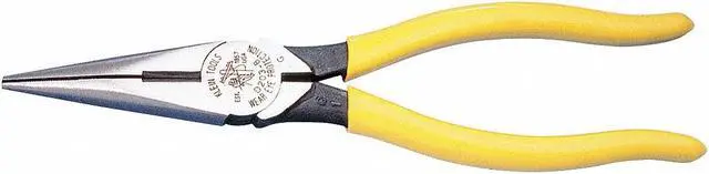 Alt view image 4 of 12 - KLEIN TOOLS D203-8 Needle Nose Plier,8-7/16" L,Smooth