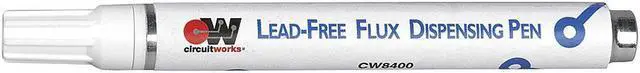 Main image of CHEMTRONICS CW8400 Pen Dispenser,5-1/2In.,Sliver,Flux