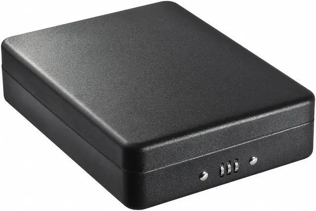 Alt view image 7 of 11 - Barska Combination Compact Lock Box Black Combination Compact Safe