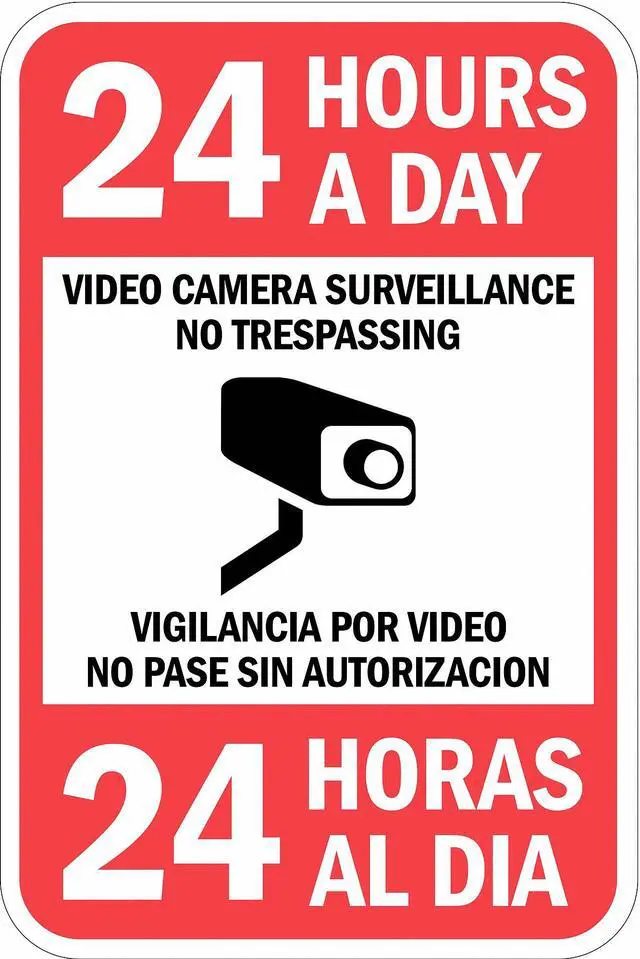 Alt view image 2 of 2 - LYLE T1-1080-HI_12x18 Property Sign,Video Cam,18 In 12 In