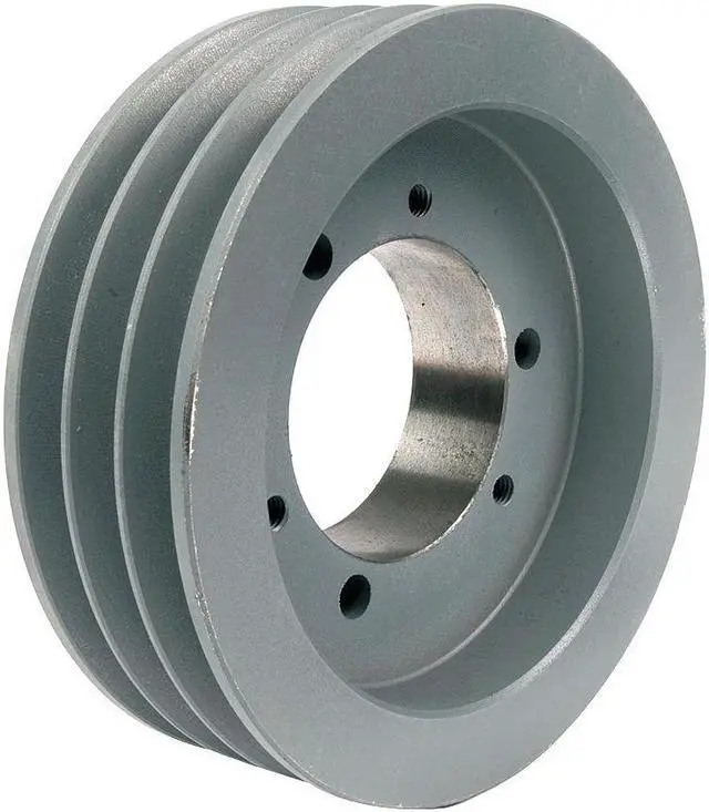 Alt view image 2 of 2 - ZORO SELECT 5V443 1/2 in to 1-15/16 in Quick Detachable Bushed Bore 3 Groove