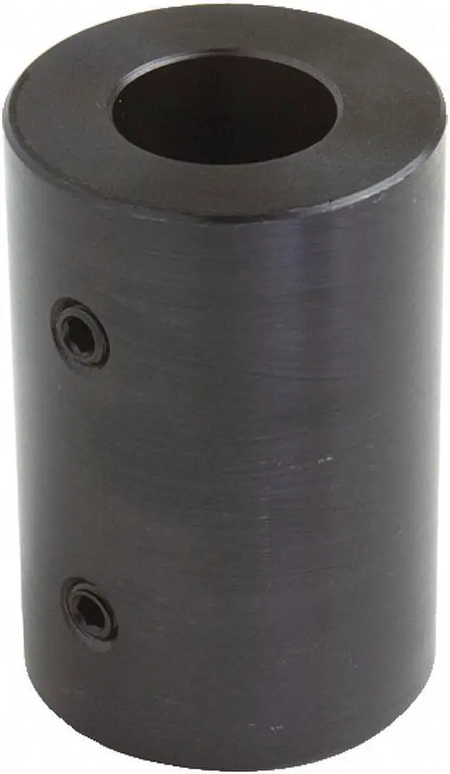 Main image of 1 Piece Set Screw 1/4" Bore Dia. Steel Rigid Shaft Coupling