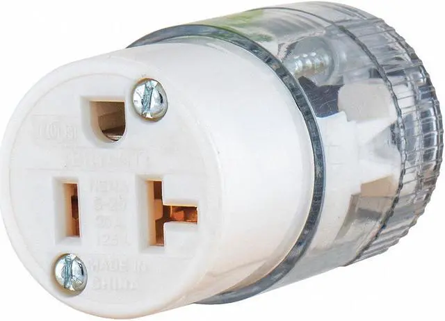 Alt view image 2 of 3 - BRYANT 8369T Straight Blade Connector, 5-20R, 20 A, 125V AC, 2 Pole, 3 Wire,