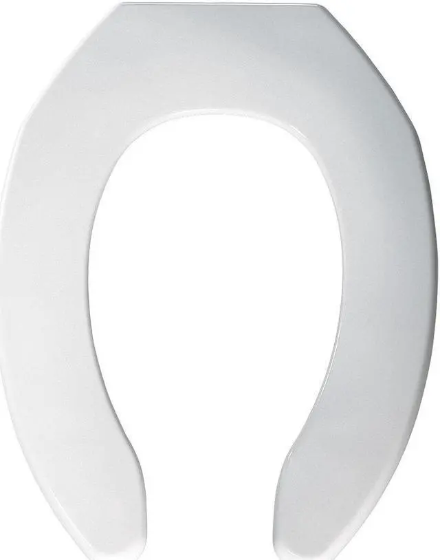 Main image of BEMIS 1055SSC 000 Toilet Seat Without Cover, Self-Sustaining Check Hinge,