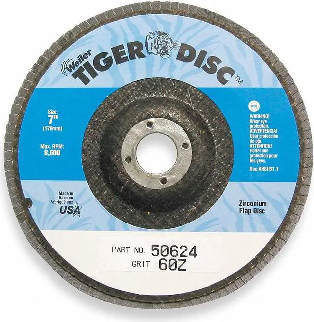 Main image of WEILER 96176 Arbor Mount Flap Disc,4-1/2in,80,Medium