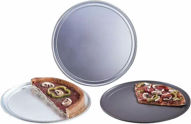 Alt view image 2 of 3 - American Metalcraft TP18 TP Series 18-gauge Aluminum Pizza Pan, Standard Weight, Wide Rim, 18-Inch