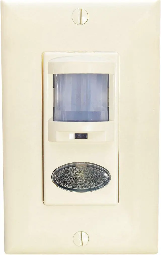 Alt view image 2 of 2 - SENSORSWITCH WSX NL IV Occupancy Sensor,PIR,2025 sq ft,Ivory