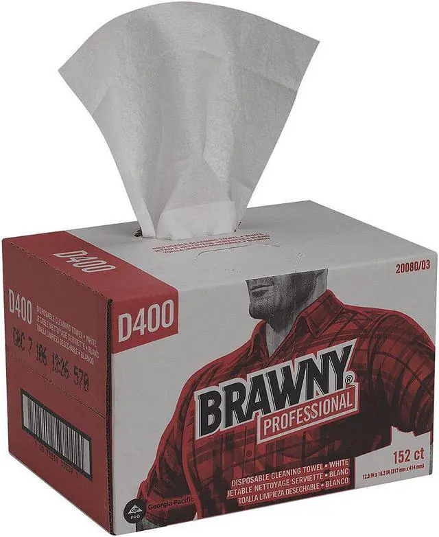 Alt view image 5 of 10 - GEORGIA-PACIFIC 20080/03 Disposable Wipes, 12-1/2" x 16-5/16", 152 Sheets/ Pack
