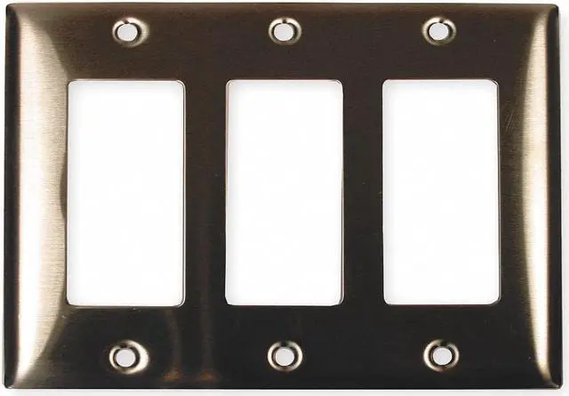 Main image of HUBBELL WIRING DEVICE-KELLEMS SS263 Rocker Wall Plates and Box Cover, Number of