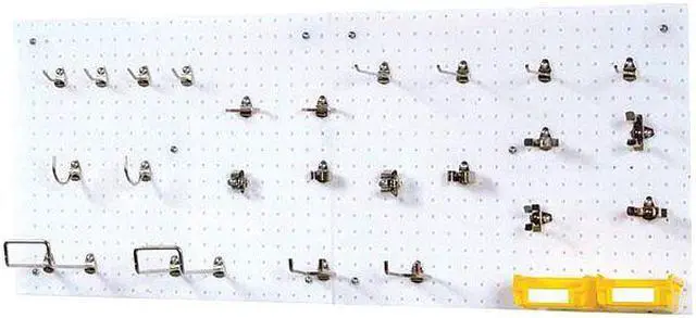Main image of Pegboard,White,22 in. H,PR DURAHOOK 990-S