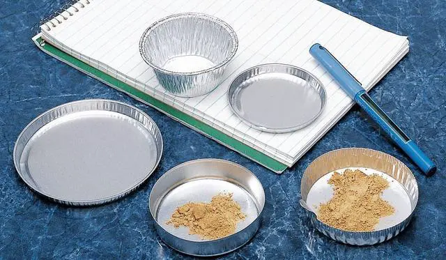 Main image of EAGLE THERMOPLASTICS D-123 Weighing/Drying Pan,1/4 In. D,PK50