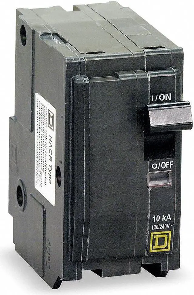 Alt view image 2 of 3 - SQUARE D QO220VH Miniature Circuit Breaker, QO Series, 20A, 2 Pole, 120/240V