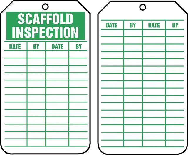 Alt view image 2 of 2 - ACCUFORM TRS317CTP Inspection Tag,5-3/4 x 3-1/4,PK25