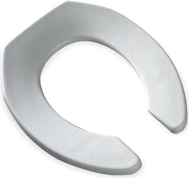 Main image of BEMIS 955CT-000 Toilet Seat, Without Cover, Plastic, Round, White