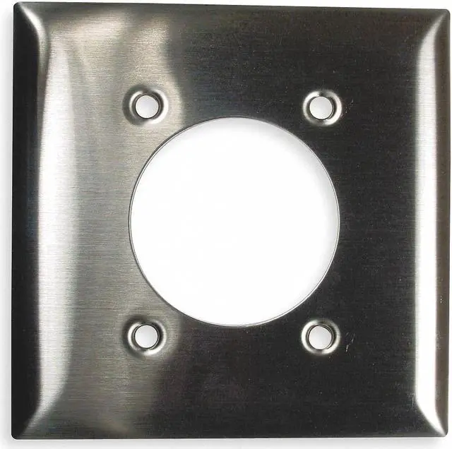 Main image of HUBBELL WIRING DEVICE-KELLEMS SS703 2.15" Opening Wall Plates, Number of Gangs: