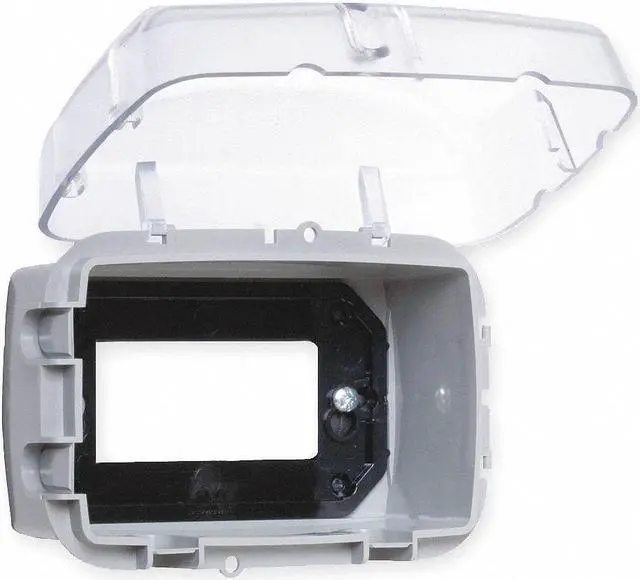 Alt view image 3 of 5 - INTERMATIC WP3100C Weatherproof Cover, Switch Box Type, 1 Gang, UV Stabilized