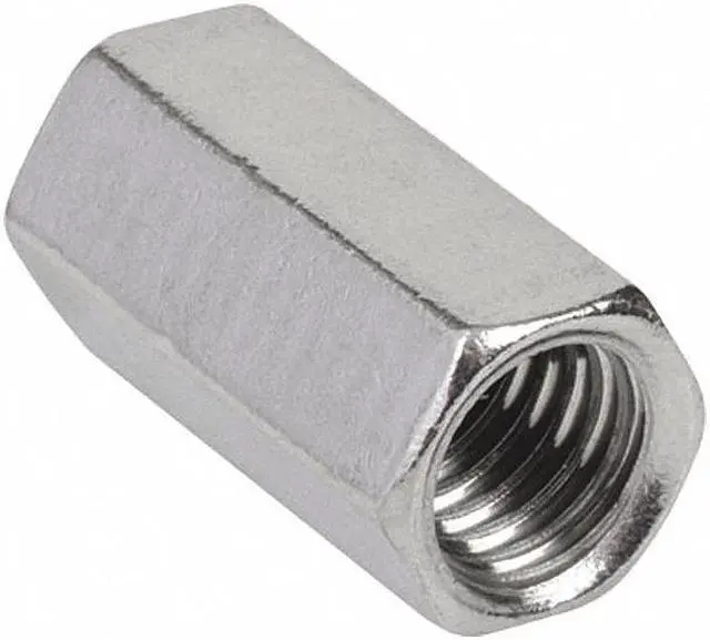 Main image of CALBRITE S60300RC00 Rod Coupling,Thrd,3/8in,1-1/8inL,316 SS