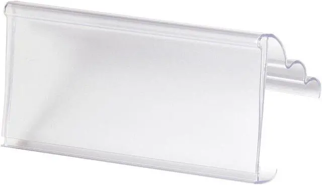 Alt view image 4 of 8 - AKRO-MILS 29306 Label Holdr,Clear,for Wire Shelving,PK25