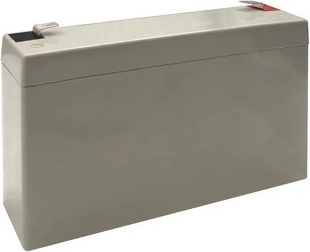 Main image of HUBBELL LIGHTING - DUAL-LITE 0120800 Battery,Lead Calcium,6V,Flag Terminal