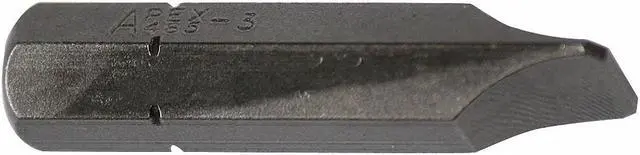 Alt view image 2 of 2 - APEX TOOL GROUP 445-3X-5PK Torsion Bit, SAE, 1/4", Hex, 8F-10R, 1", PK5