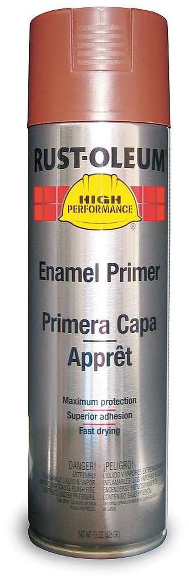 Alt view image 2 of 4 - RUST-OLEUM V2169838 Rust Preventative Spray Primer, Red, Flat Finish, 15 oz.