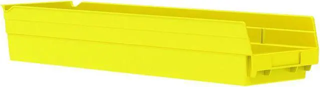 Alt view image 2 of 2 - AKRO-MILS 30164YELLO Yellow Shelf Bin, 23-5/8"L x 6-5/8"W x 4"H