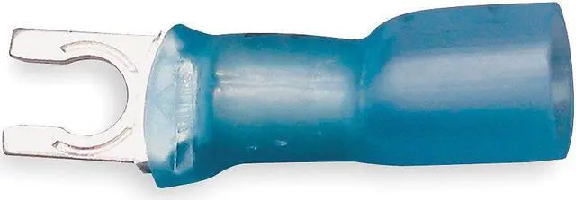 Main image of 3M MH14-14FLX Fork Terminal, 1/4 in Stud Size, 14 AWG, 600 V, Heat Shrink