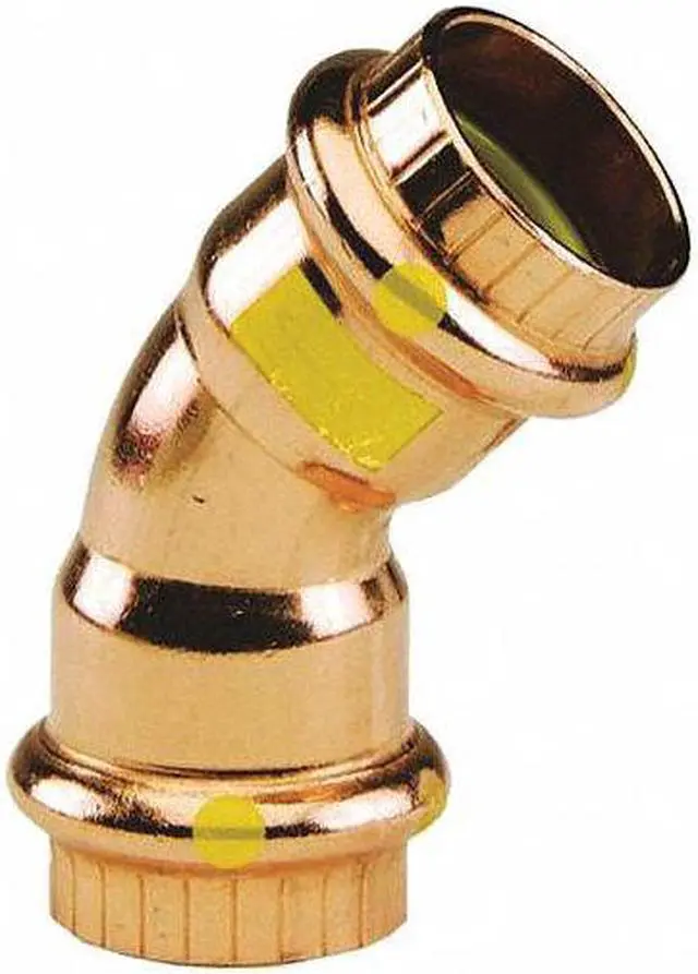 Main image of VIEGA 77033 Viega ProPress 45 elbow, 1-1/4" x 1-1/4"