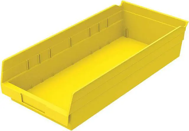 Alt view image 2 of 2 - AKRO-MILS 30158YELLO Yellow Shelf Bin, 17-7/8"L x 8-3/8"W x 4"H