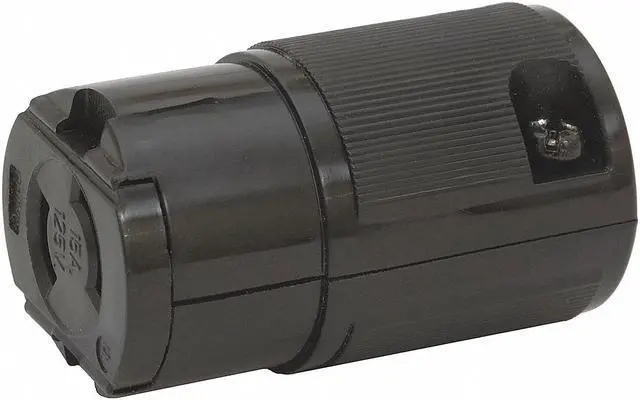 Main image of Hubbell Wiring Device-Kellems Locking Connector,Hinged,15 A,ML-1R  HBL7464V