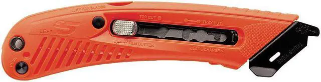 Main image of PACIFIC HANDY CUTTER, INC S5L Safety Knife, 3 Fixed Blade Depths, Safety Point,