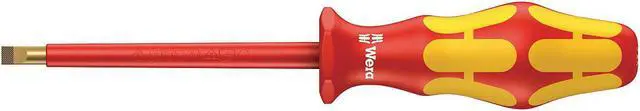 Main image of WERA 05006105001 Insulated Slotted Screwdriver 1/8 in Round