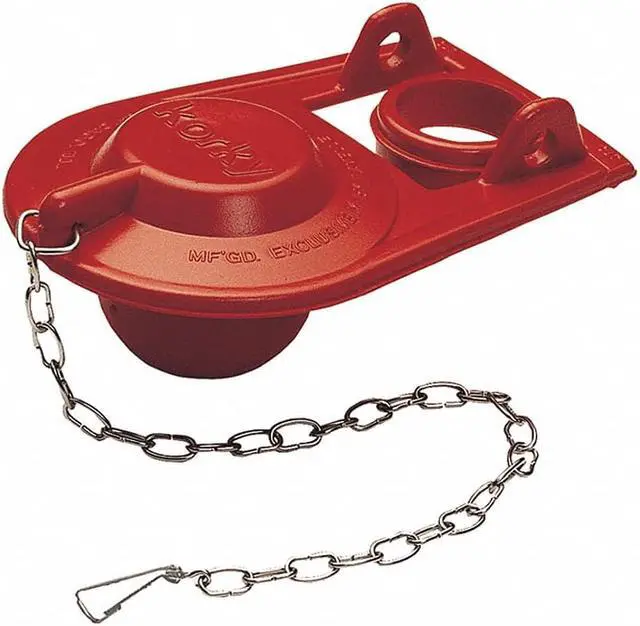 Alt view image 3 of 4 - KORKY 2000BP Flapper, Fits Older Brass Flush Valves