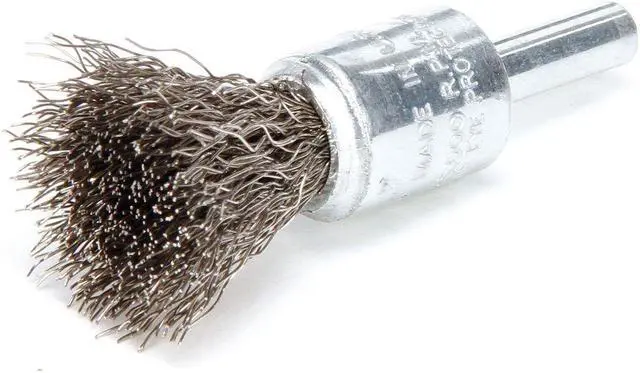 Alt view image 2 of 4 - WEILER 96103 Crimped Wire End Wire Brush, Stainlesss Steel