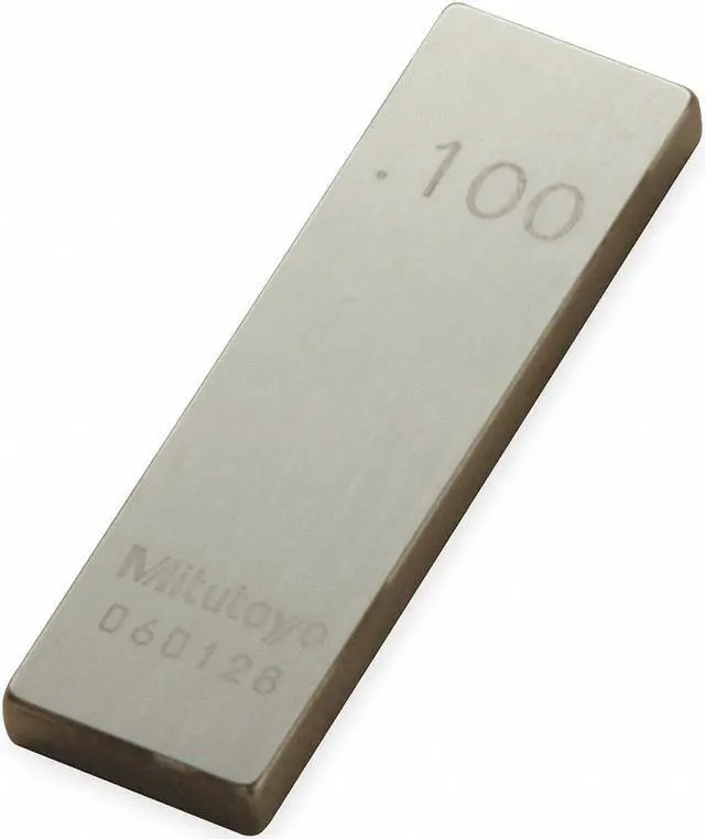 Alt view image 2 of 3 - Mitutoyo Gage Block,Rectangular,0.10 In,ASME 0  611191-531