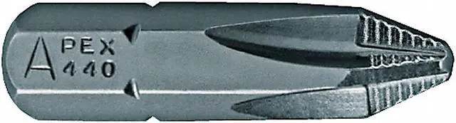Alt view image 2 of 2 - APEX TOOL GROUP 440-2-ACR2X-5PK Torsion Bit,SAE,1/4",Hex,No 2,1",PK5