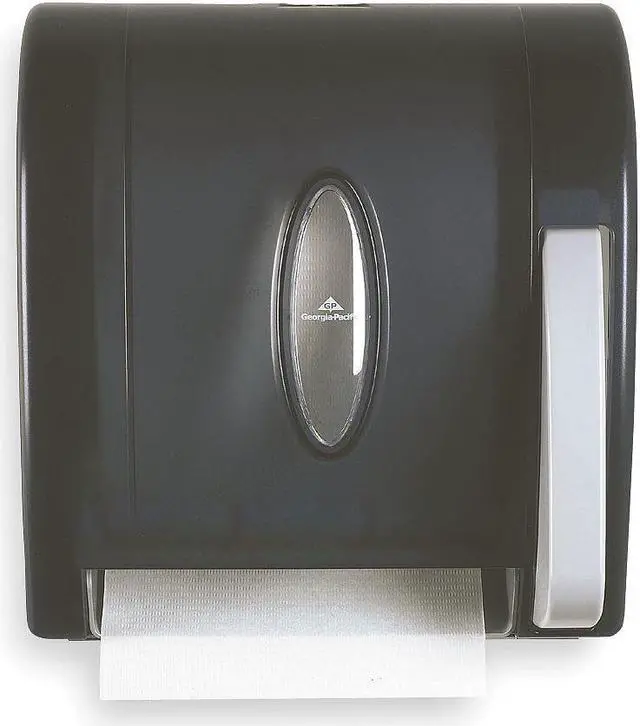 Alt view image 2 of 11 - GEORGIA-PACIFIC 54338A Vista® 14-1/4"H x 12-3/4"W, Push Lever Dispenser, Smoke