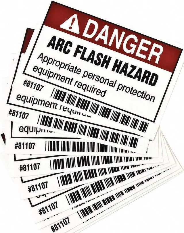 Alt view image 2 of 2 - BRADY 81107 Arc Flash Protection Label,2 In. H,PK10
