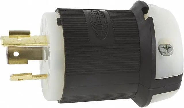Alt view image 2 of 3 - Hubbell Wiring Device-Kellems Plug,277VAC,20A,L7-20P,2P,3W,1PH  HBL2331