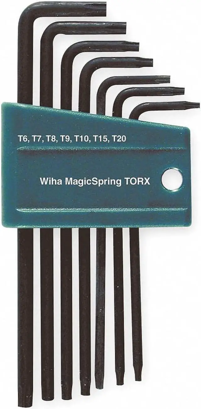 Alt view image 3 of 3 - WIHA 37190 7 Piece Torx? L-Shape Torx? Key Set, 37190