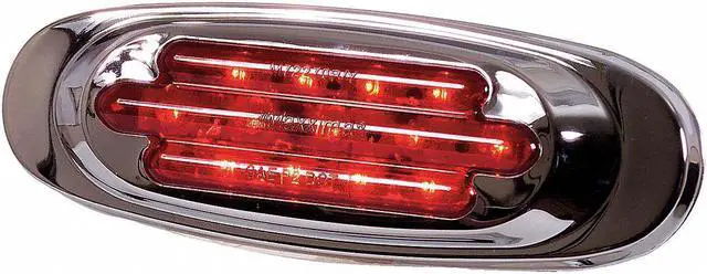 Main image of MAXXIMA M72270R Clearance Light, LED, Rd, Surf, Oval, 6-5/8 L