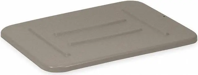 Main image of RUBBERMAID COMMERCIAL FG364800GRAY Bus/Utility Box Lid, Gray, Plastic